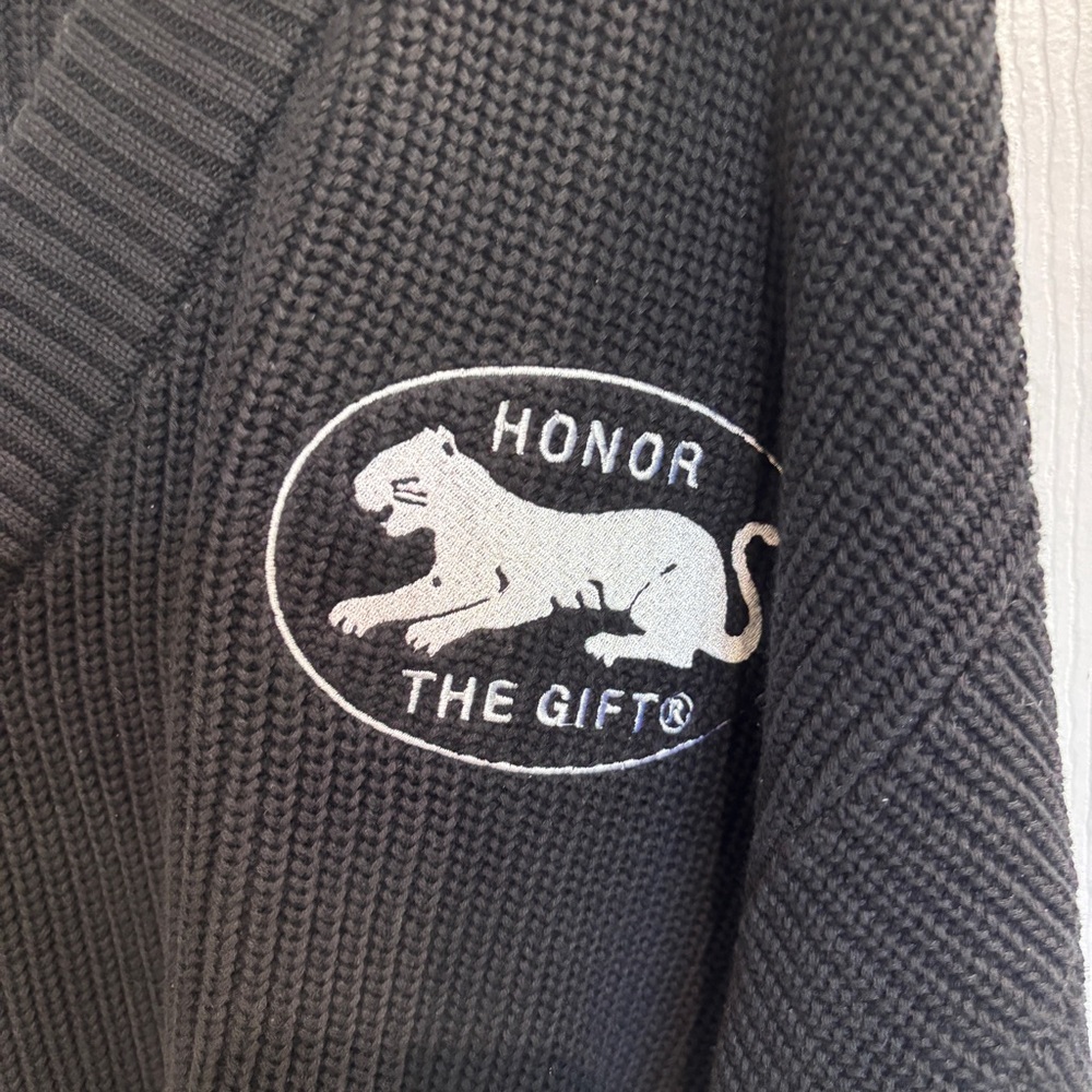 Honor the Gift black sweater - Picture 2 of 6